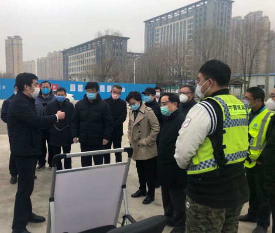 馬澤平陪同中國人民大學(xué)黨委書記、校長檢查中國人民大學(xué)通州新校區(qū)項(xiàng)目疫情防控、工程